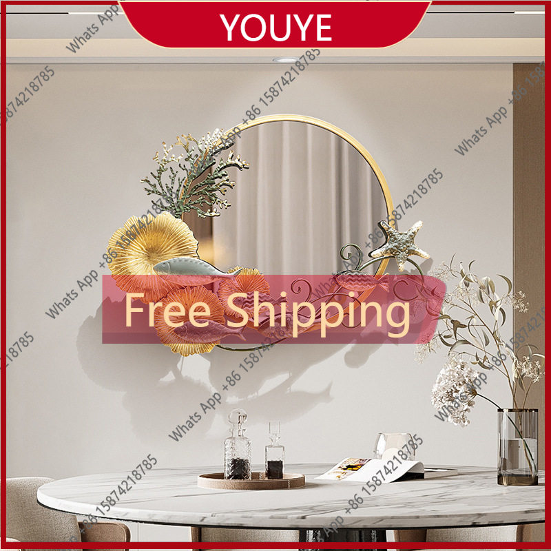 Rattan Mirror Round - Cermin Dekoratif Premium Gh, Bingkai Rotan