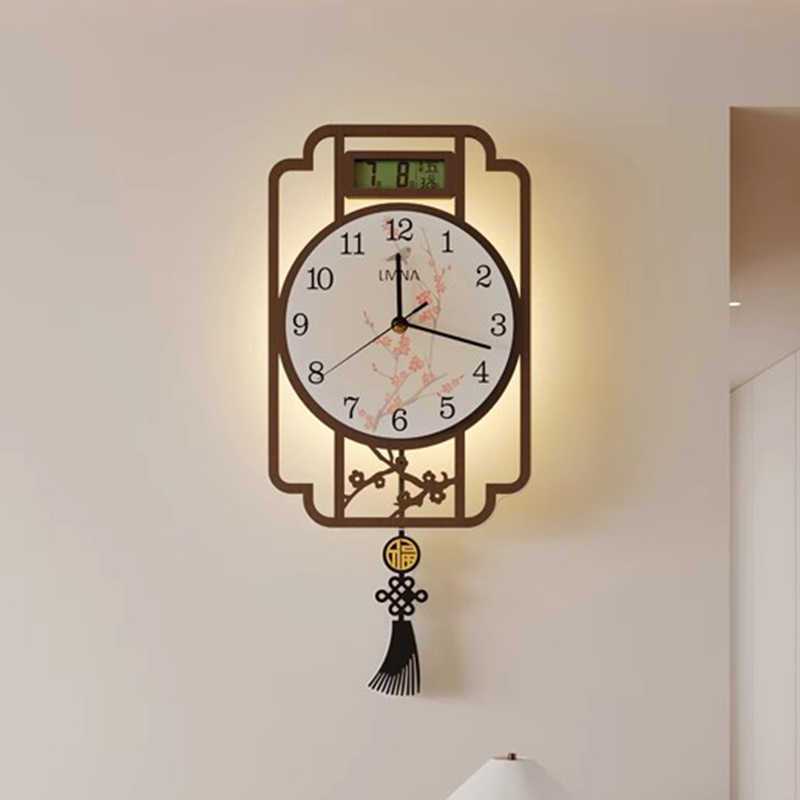 Interior Design Vintage Modern - Jam Dinding Mewah Digital Ruang Tamu