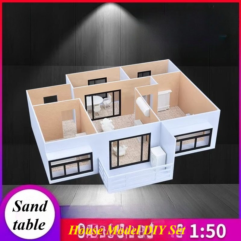 Interior Design Build - Kit Model Desain Interior Diorama Meja