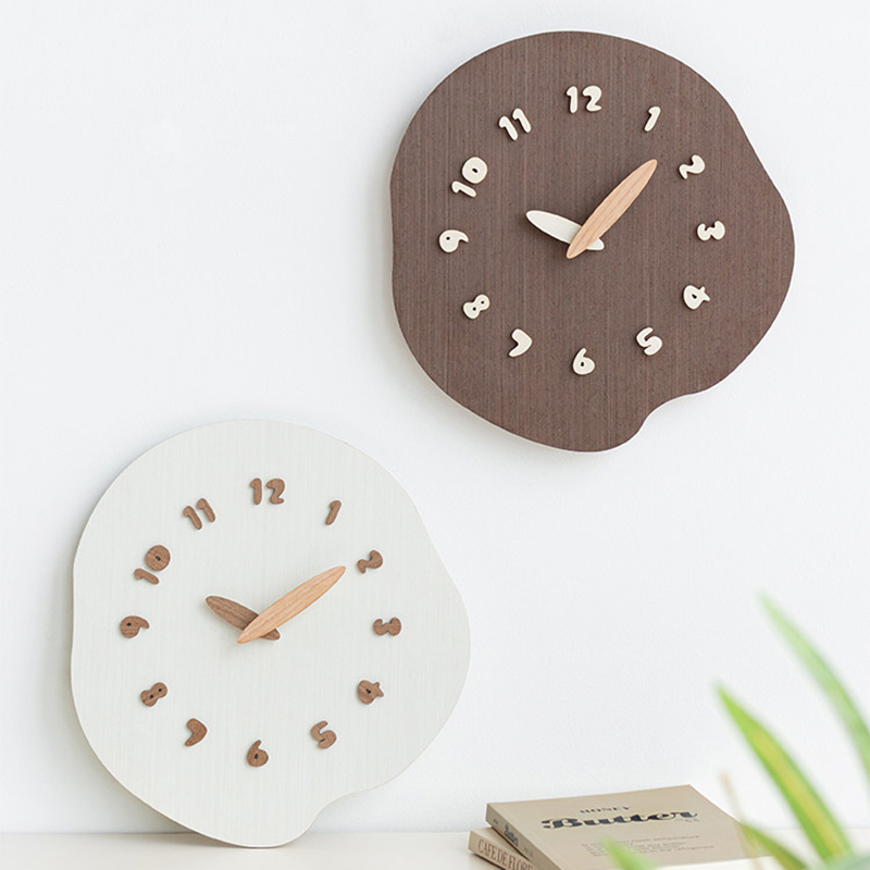 Interior Design Vintage Modern - Jam Dinding Kayu Xenomorph Desain Jam