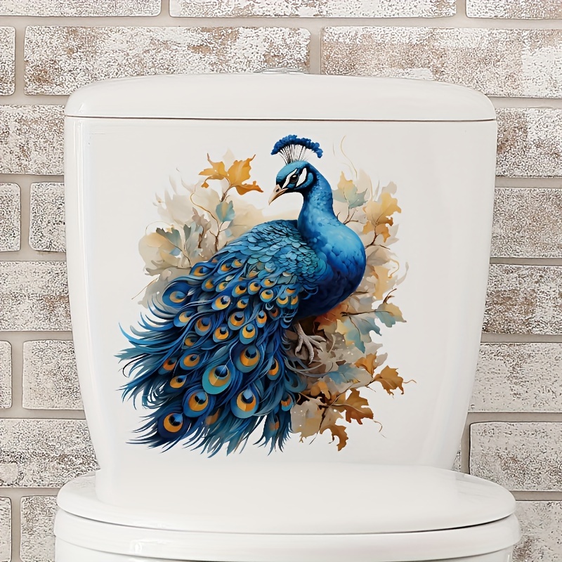 Interior Design Your Home - 1 stiker dekorasi toilet dengan desain