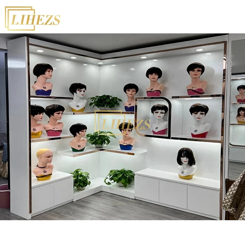Lemari pajang wig mewah modern - Interior Design Usa ulasan dan harga