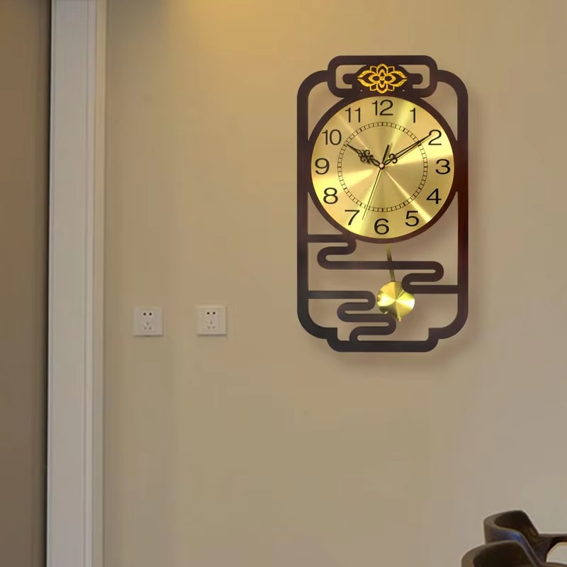 Jam Dinding Kayu dengan Geraka - Interior Design Vintage Modern ulasan dan harga