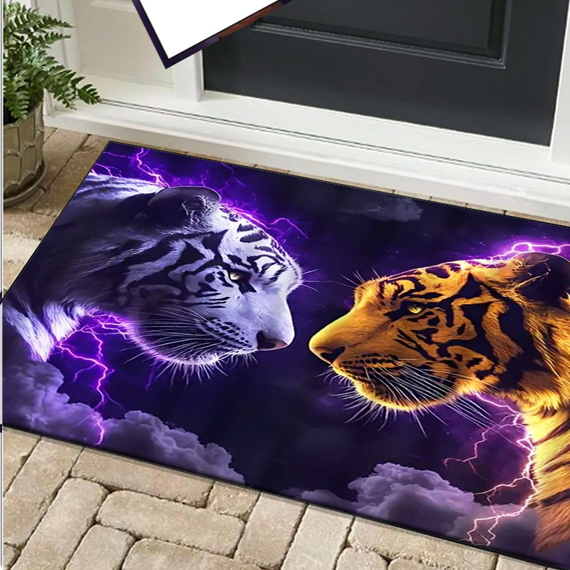 Karpet motif harimau dengan ef - Interior Design Your Home ulasan dan harga