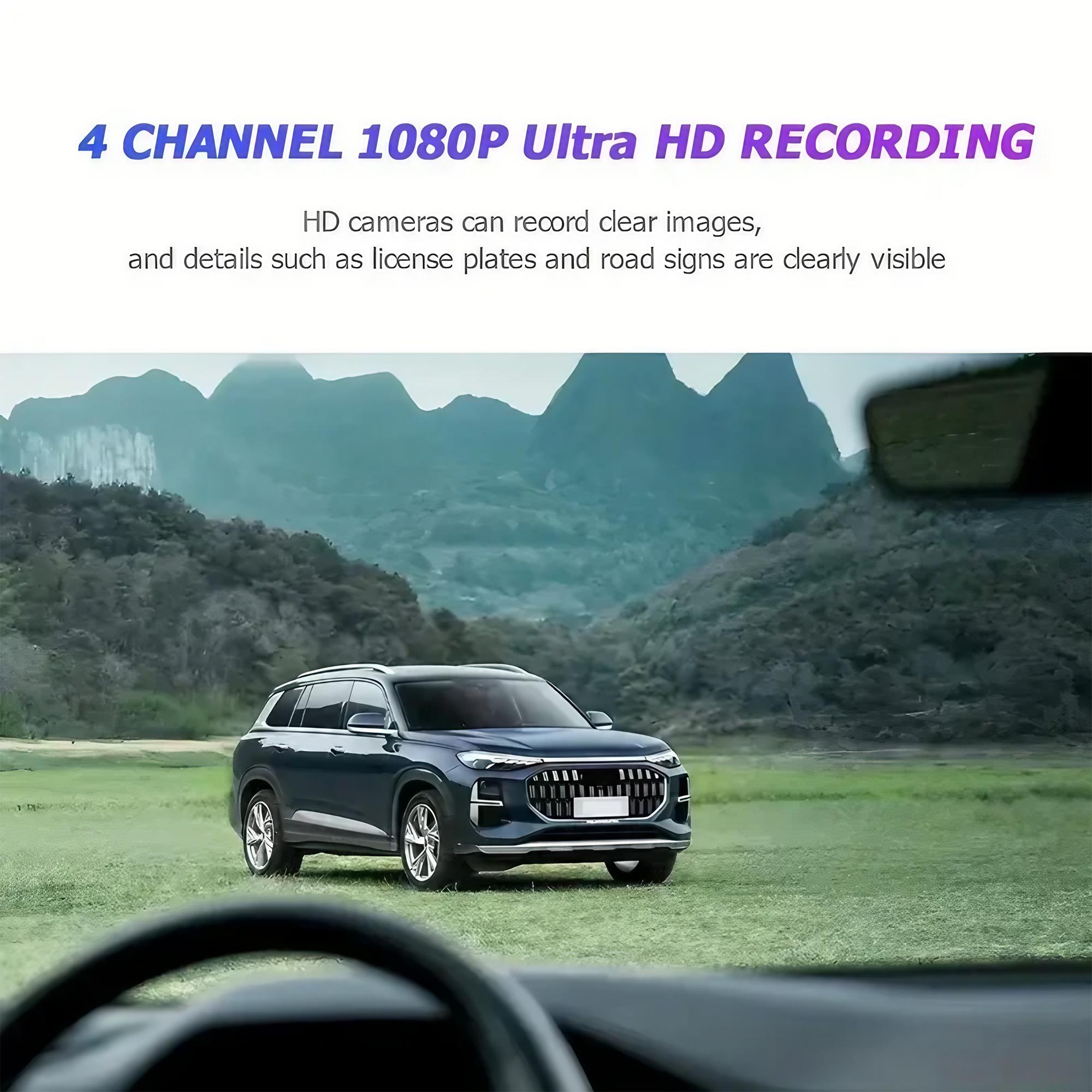 Kamera Dasbor 4 Lensa 1080P Fu - Interior Design Degree ulasan dan harga